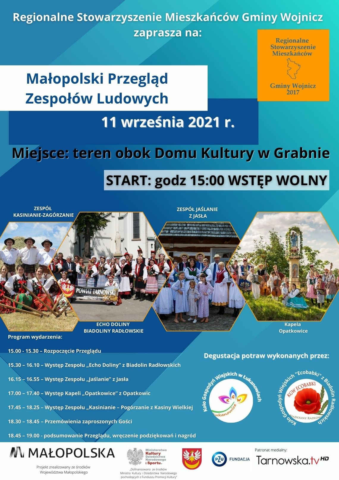 Zapraszamy do Grabna na Przegląd Zespołów Ludowych Zapraszamy do Grabna na Przegląd Zespołów Ludowych