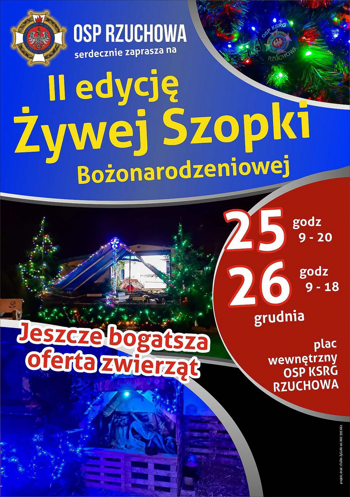 Zapraszamy do żywej szopki w Rzuchowej Zapraszamy do żywej szopki w Rzuchowej