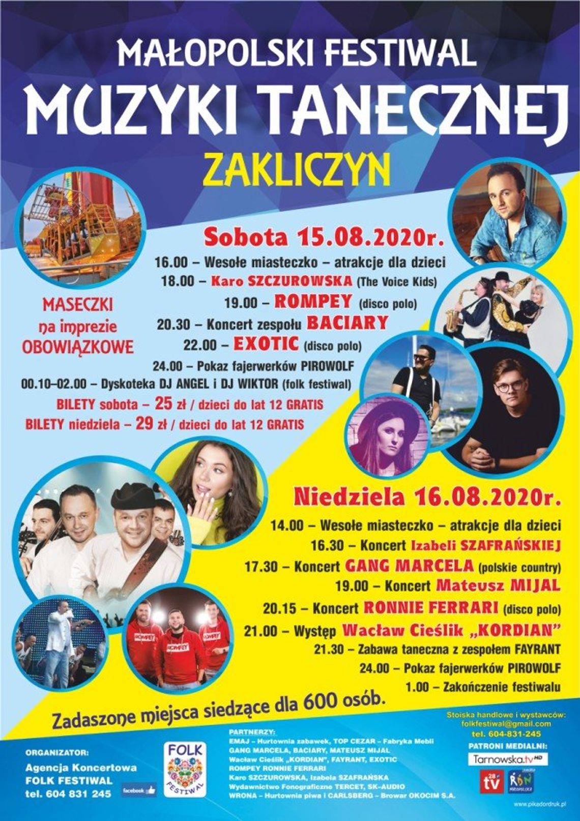 Zapraszamy na "Małopolski Festiwal Muzyki Tanecznej" w Zakliczynie