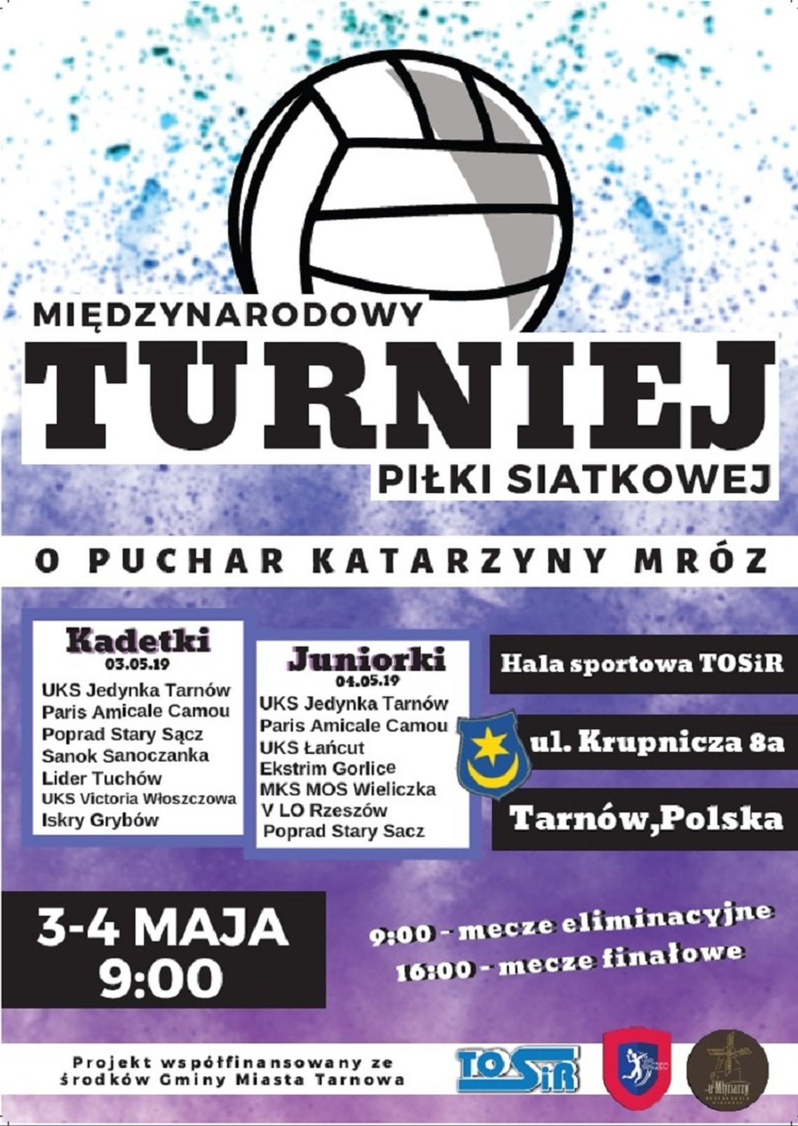 Zapraszamy na Międzynarodowy Turniej Piłki Siatkowej Zapraszamy na Międzynarodowy Turniej Piłki Siatkowej
