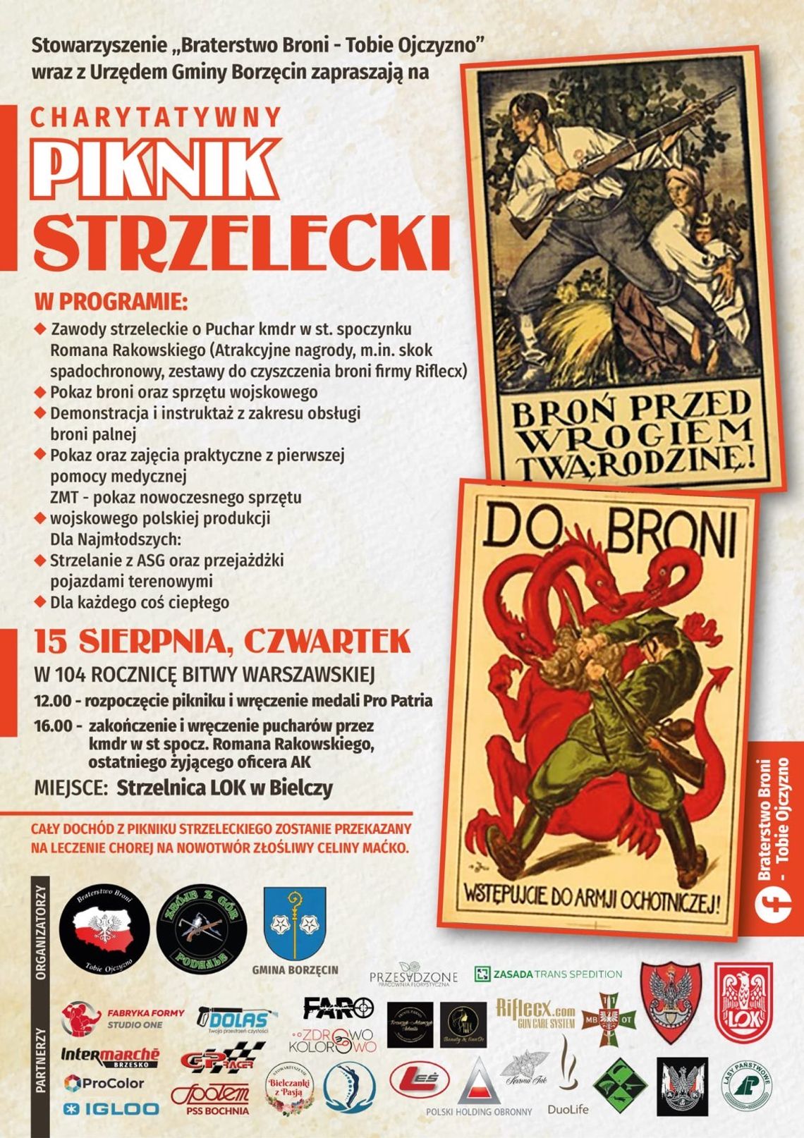 Zapraszamy na Piknik Strzelecki do Bielczy