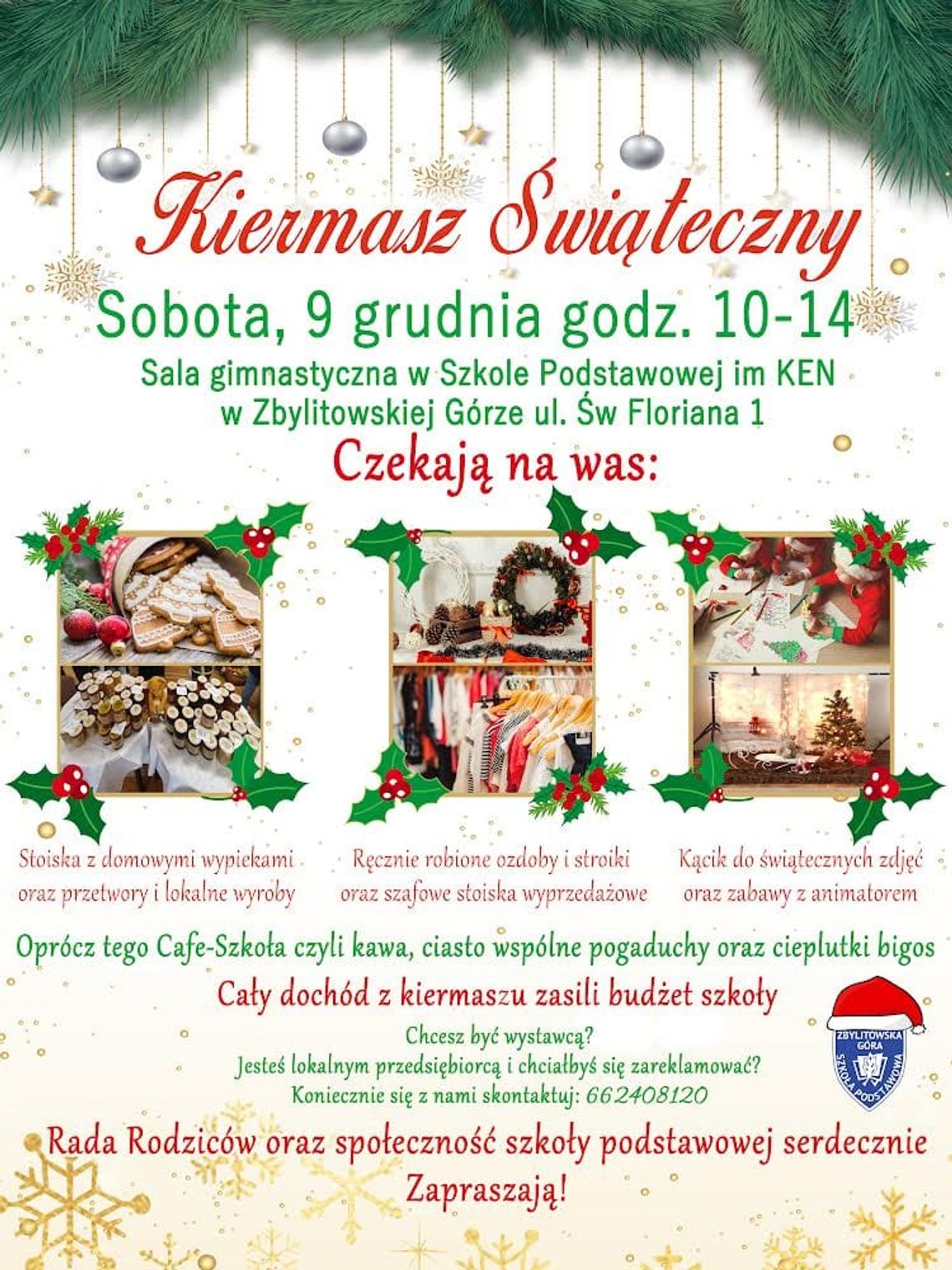 Zapraszamy na świąteczny kiermasz do Zbylitowskiej Góry Zapraszamy na świąteczny kiermasz do Zbylitowskiej Góry