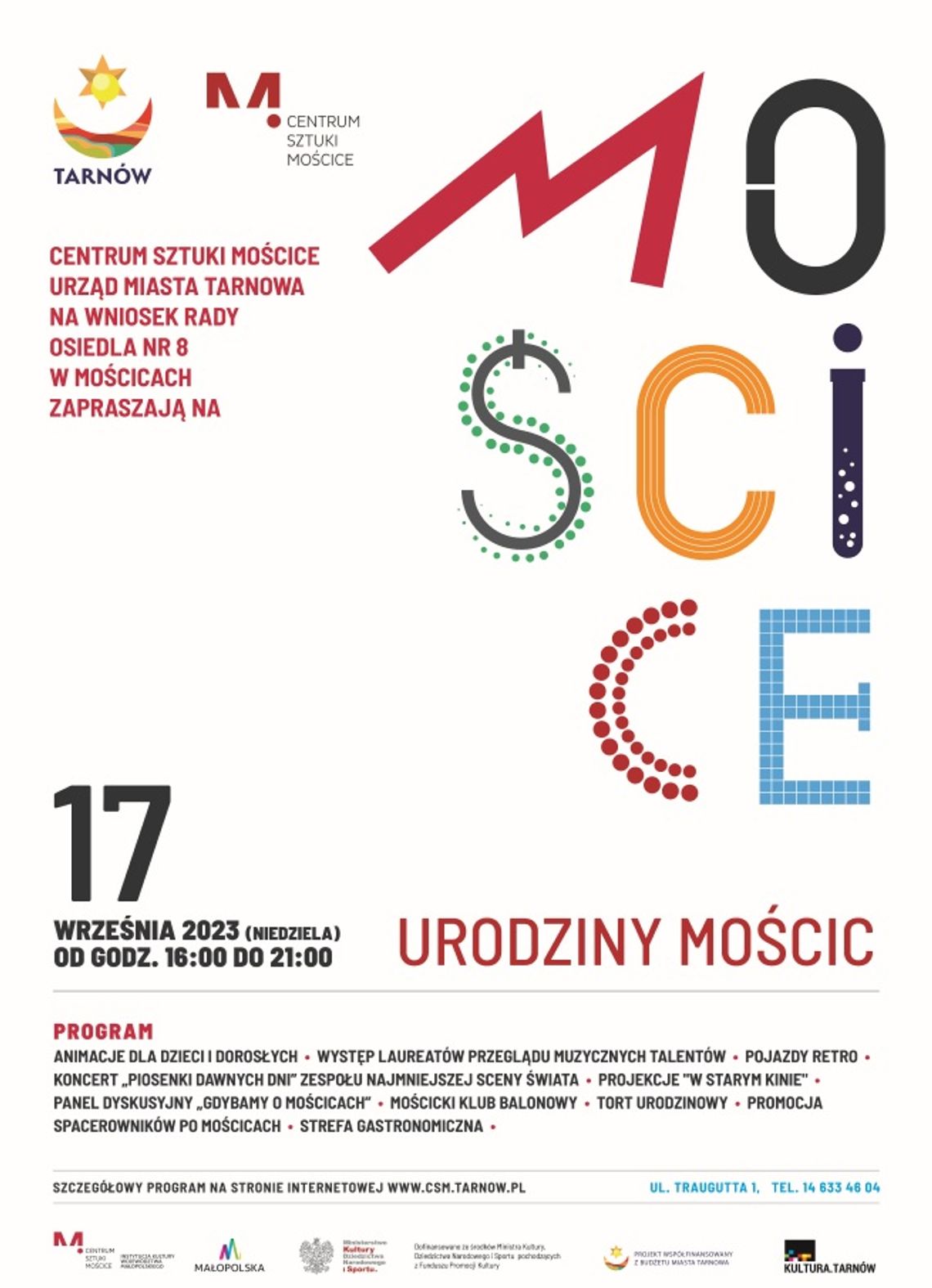 Zapraszamy na Urodziny Mościc Zapraszamy na Urodziny Mościc