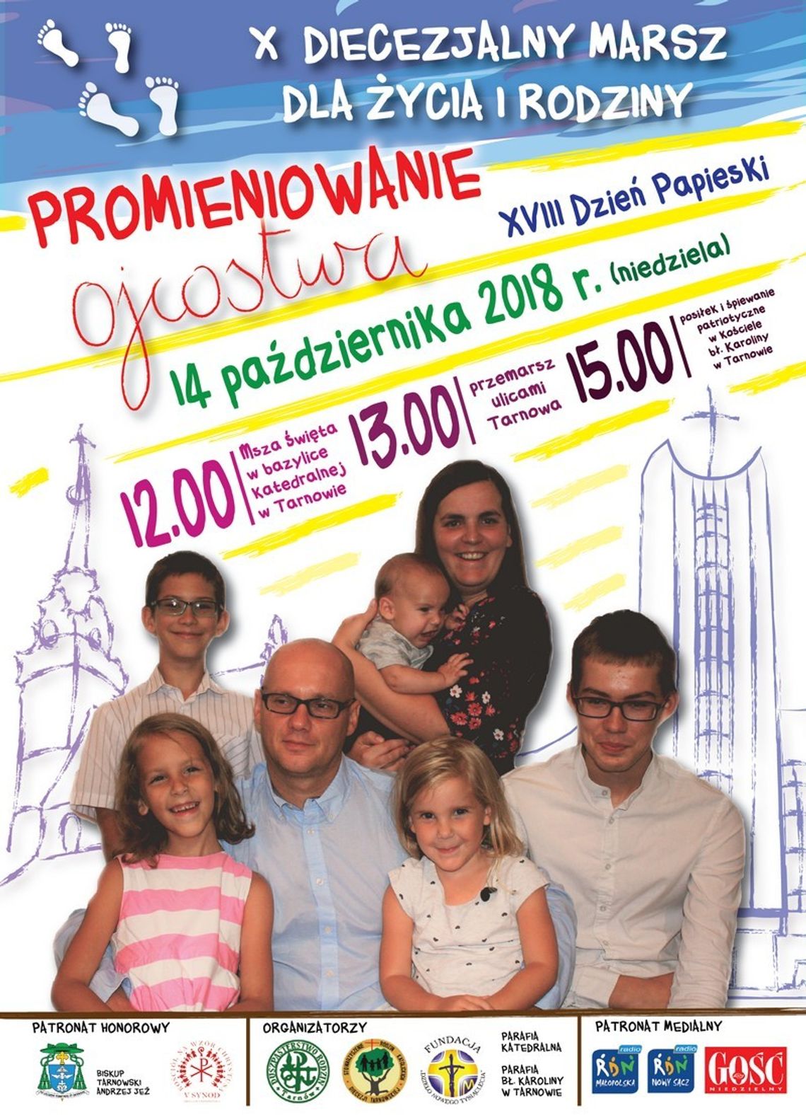 Zaproszenie na tarnowski marsz dla życia i rodziny Zaproszenie na tarnowski marsz dla życia i rodziny