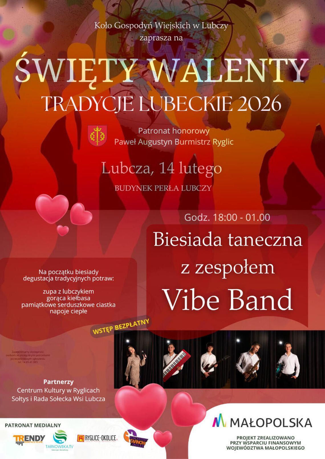 Zaproszenie na wydarzenie Święty Walenty - Tradycje Lubeckie 2026