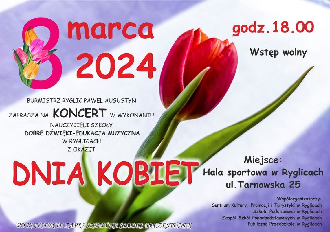 Zbliża się Dzień Kobiet w Ryglicach Zbliża się Dzień Kobiet w Ryglicach