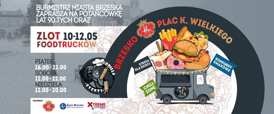 Zlot FoodTrucków oraz Potańcówka lat 90 Zlot FoodTrucków oraz Potańcówka lat 90