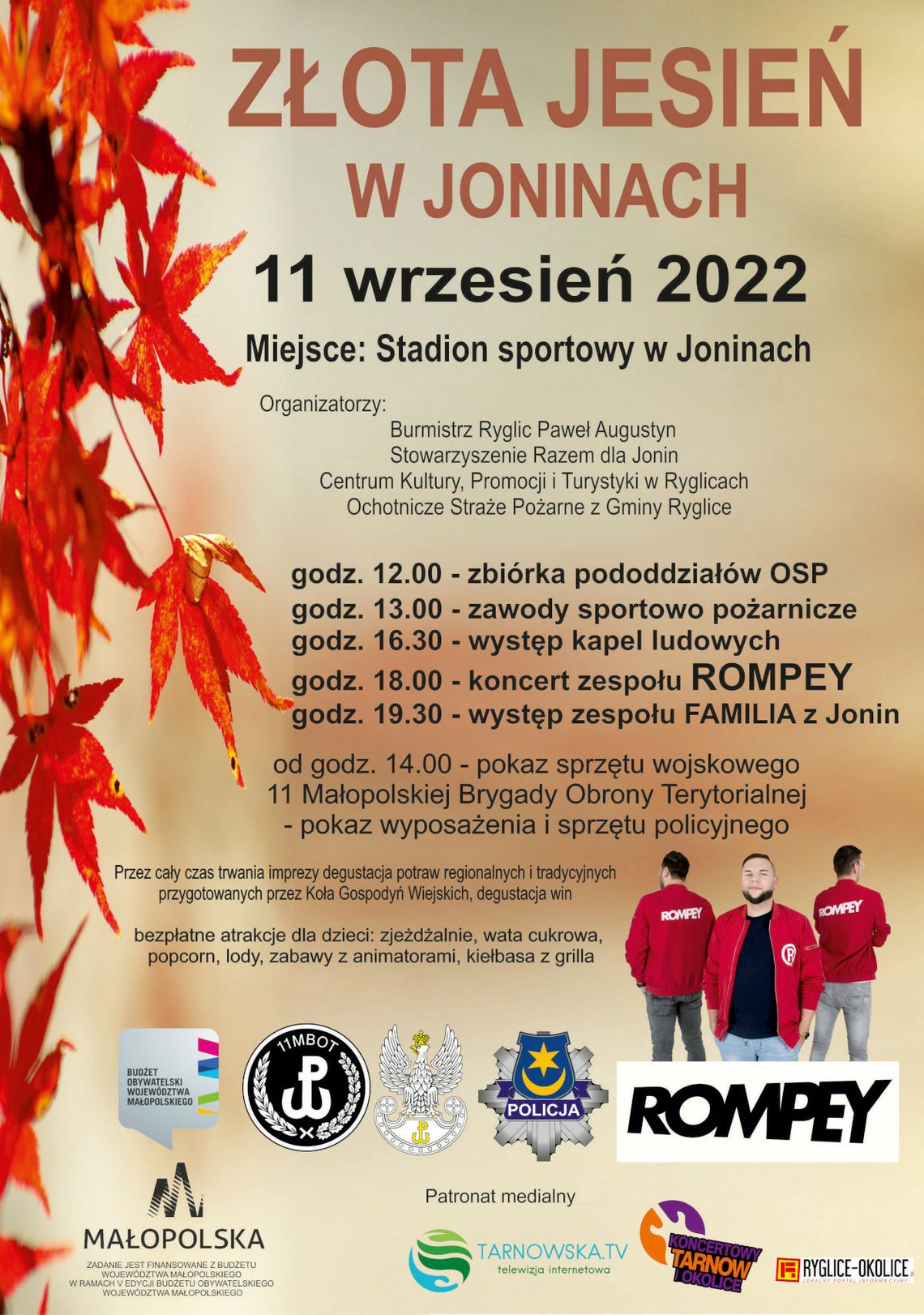 Złota jesień w Joninach Złota jesień w Joninach