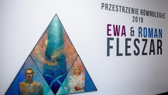 Ewa i Roman Fleszar - Przestrzenie równoległe 2019 - wernisaż w BWA [ZDJĘCIA]