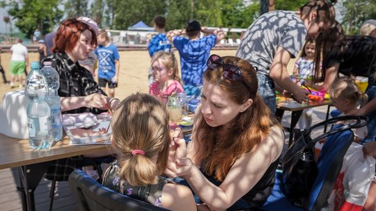 Dzień Dziecka na plaży Kantoria[ZDJĘCIA]