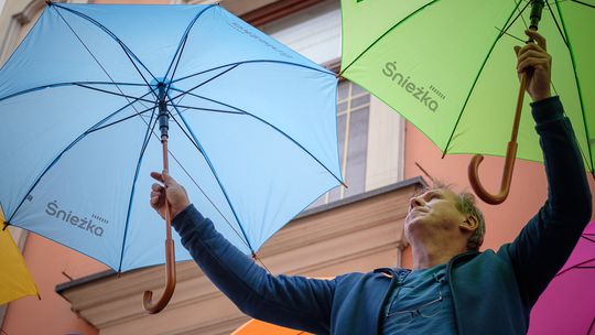 Tarnowska "umbrella sky" na ul. Piekarskiej [ZDJĘCIA]