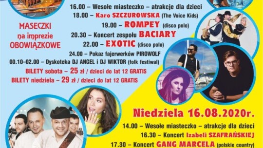 Zapraszamy na "Małopolski Festiwal Muzyki Tanecznej" w Zakliczynie