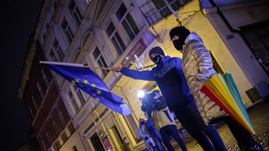 Manifestacja "Zostaję w Unii Europejskiej" [ZDJĘCIA]