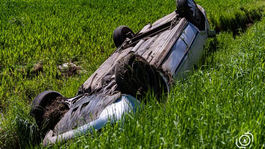 Wypadek drogowy na DW 975 w Zakliczynie, 17.05.2021 r. ok., 10.00[ZDJĘCIA]