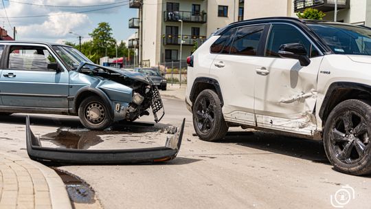 Wypadek przy ul. Sportowej w Tarnowie, 31.05.2021r. ok. 12.30 [ZDJĘCIA]