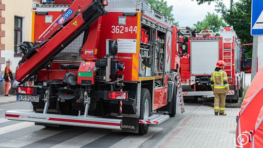 Wypadek, osoba przysypana podczas prac budowlanych, 02.07.2021 r. ok. 11.30[ZDJĘCIA]