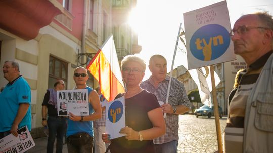 Tarnów protestował w obronie wolnych mediów