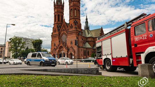 Pożar śmieci przy ul. Krakowskiej w Tarnowie[ZDJĘCIA]