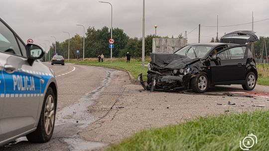 Zderzenie trzech pojazdów w Tarnowie[ZDJĘCIA]