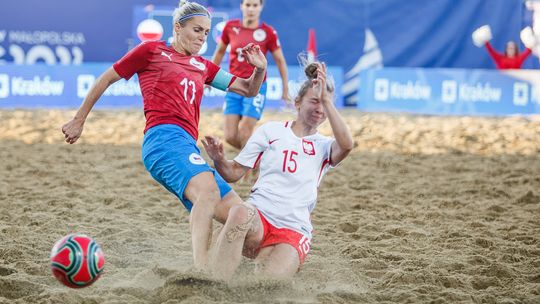 EG2023: Mecz piłki nożnej plażowej kobiet: Polska - Czechy 5:1 [zdjęcia]