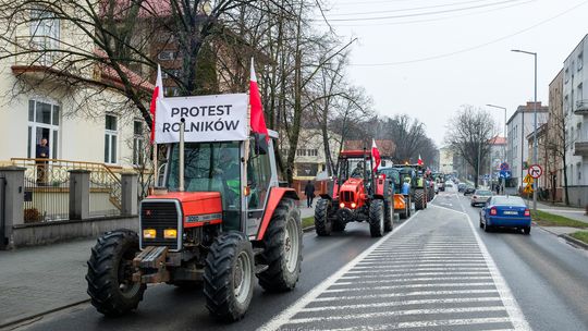 Protest rolników w Tarnowie [zdjęcia]