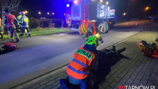 Ćwiczenia jednostek straży pożarnej na terenie gminy Żabno