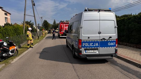 Wypadek w Zgłobicach (zdjęcia)