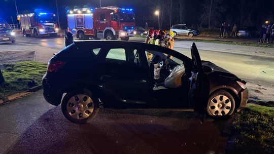 Wypadek w Szynwałdzie (zdjęcia)