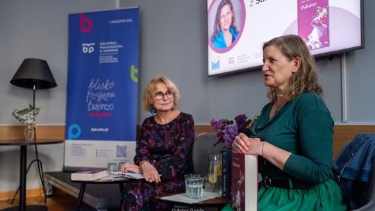 Spotkanie z Sabiną Jakubowską w Bibliotece Pedagogicznej [zdjęcia]
