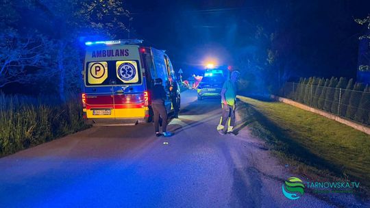 Wypadek mężczyzny na quadzie w Wietrzychowicach (zdjęcia)
